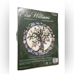 HTF Vtg Elsa Williams BLOSSOM TREE PILLOW Needlepoint Embroidery Kit Unused